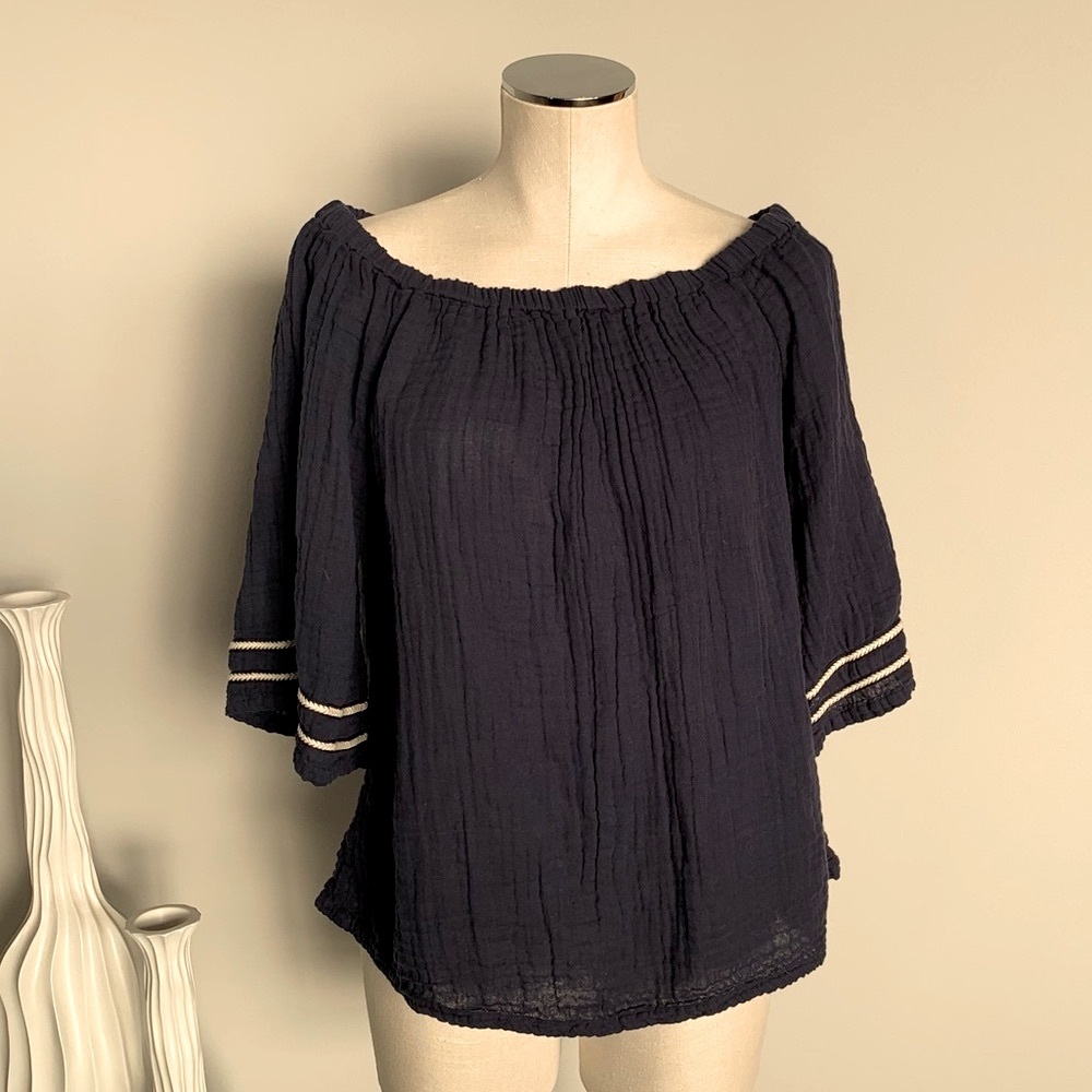 Navy Blue Top